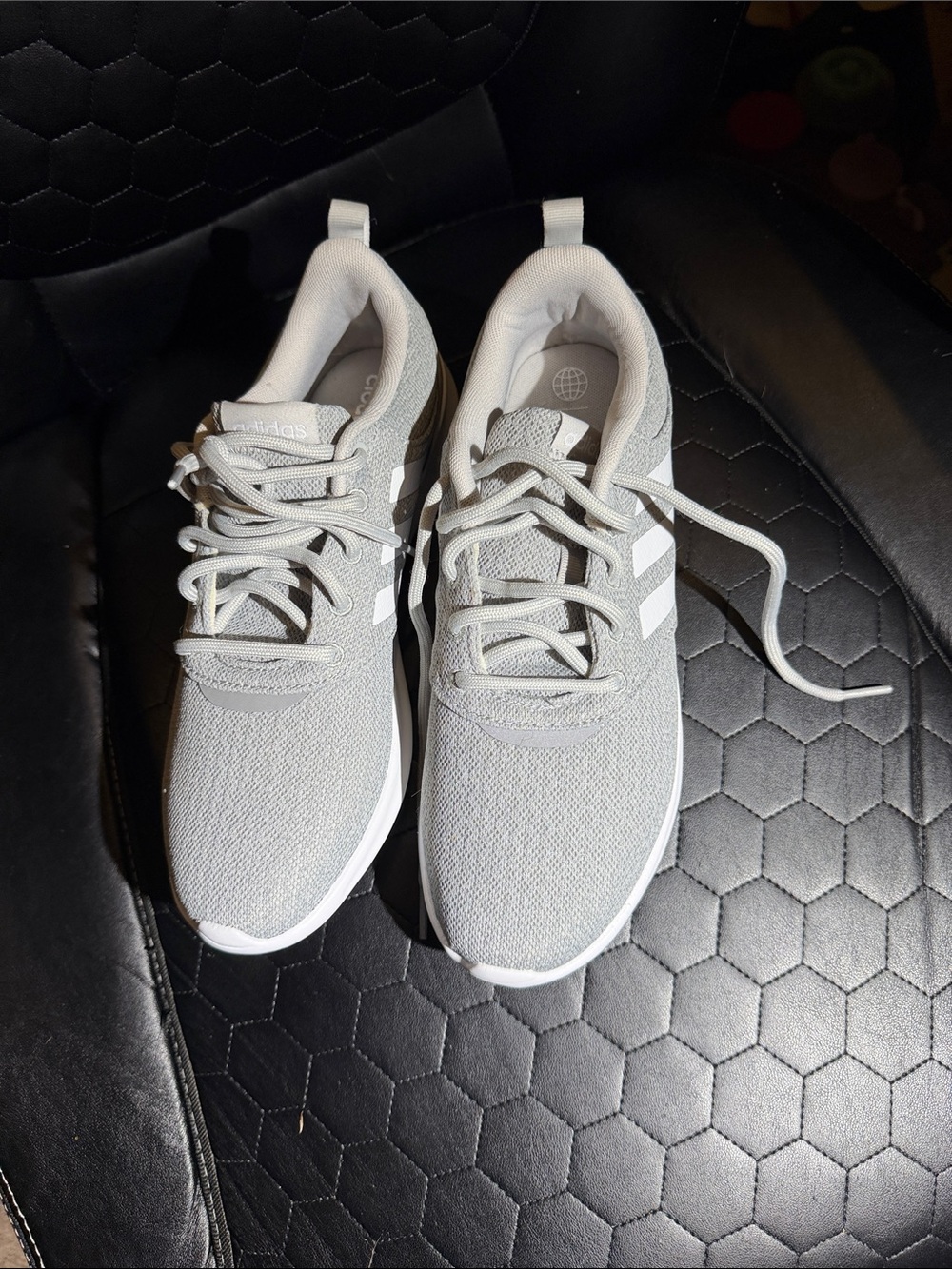 adidas women’s Light Gray Athletic Sneakers